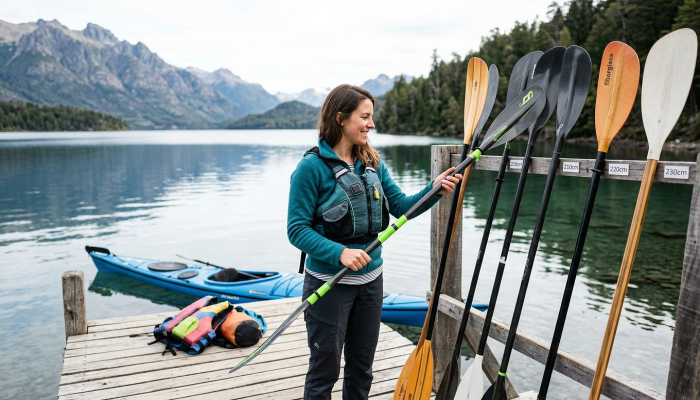 ¿Cómo elegir la pala adecuada para tu kayak?
